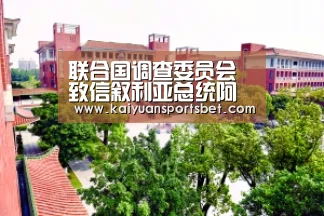 联合国调查委员会致信叙利亚总统阿萨德要求面谈:开元体育(图2) 开元赛事